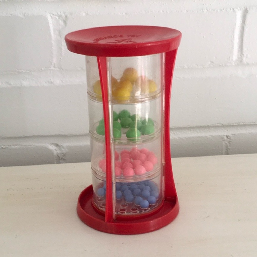 Vintage Baby Toddler Child GuidanceToy 1970 Shake ‘N Sort Marble Tower
